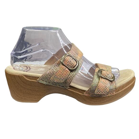Dansko Women's Sophie Stained Glass Slide Sandal Size 40 US 9.5/10 - Picture 1 of 10